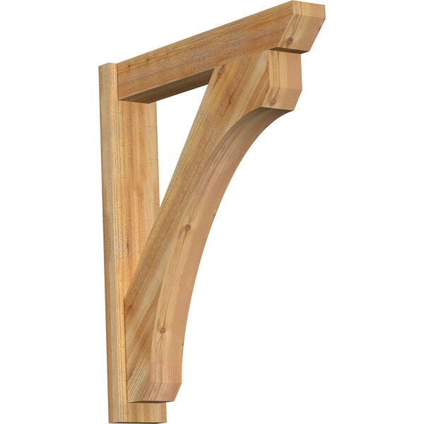 Ekena Millwork Legacy Slat Rough Sawn Outlooker, Western Red Cedar, 6"W x 32"D x 38"H OUT06X32X38LEC06RWR - main
